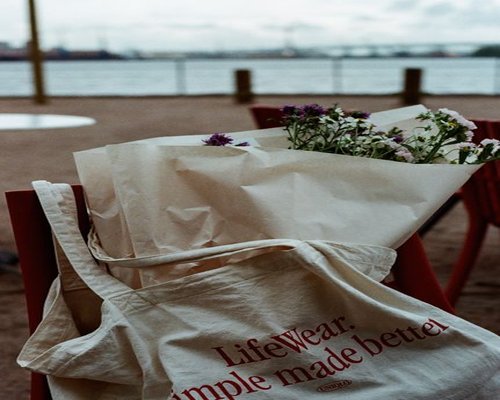 Lattice Canvas Tote
